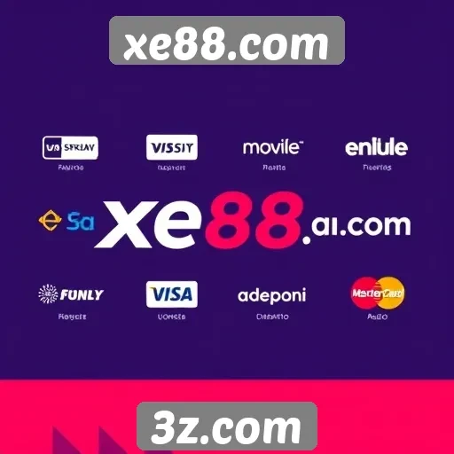 Métodos de pagamento aceitos pelo xe88.com